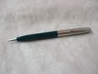 Vintage Parker 21 Teal green & chrome Mechanical Pencil 