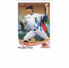 TYLER PIKE SIGNED IP CHOICE 2017 #08 FLORIDA FIRE FROGS AUTO