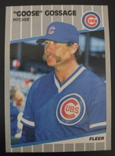 Rich "Goose" Gossage - Chicago Cubs - 1989 Fleer Baseball Card #425