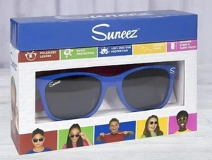 Suneez Kids Sunglasses – Blue/Red | Polarized UV400 Protection | Ages 3-8 - Picture 1 of 4