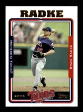 2005 Baseball Topps Brad Radke Minnesota Twins #165