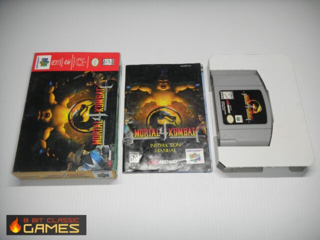 Play Mortal Kombat 4 Online N64 Game ROM - Nintendo 64 Emulation on Retro  Game Room for sale online