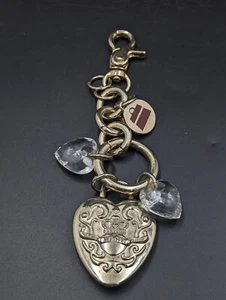 Kathy Van Zeeland Keychain Keyring Purse Bag Coat Zipper Auto Car Heart E152 - Picture 1 of 4