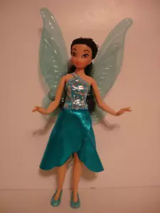 Disney Playmates Silvermist 8" Pixie Fairy Doll 2008 con alas y atuendo zapatos - Imagen 1 de 13