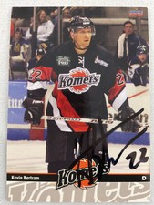 IHL 2009 Fort Wayne Komets Choice Hockey Card#14-Kevin Bertram-AUTOGRAPHED
