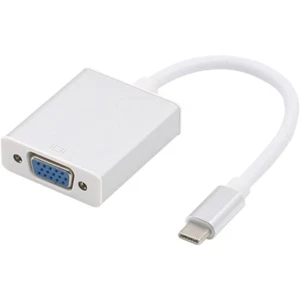 USB C to VGA Adapter, Type C 3.1 Male to VGA Female Adapter Cable for Laptop PC - Picture 1 of 10