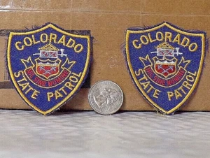 2-COLORADA STATE PATROL SLEEVE PATCHES - Picture 1 of 3