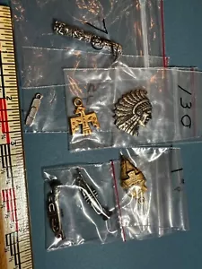 Craft Charms (7) for Crafting of Jewelry, Bracelets,Solid Metal - Picture 1 of 2