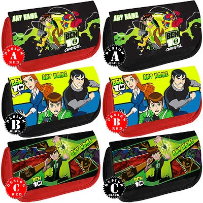 BEN 10 personalisierte Federmäppchen Tasche Alien Force Omniverse Schule Name Kinder Geschenk