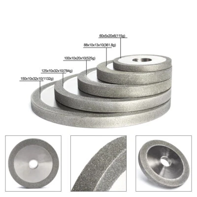 3"/4"/5"/6" Diamond Grinding Wheel Electroplated Carbide Grinder Abrasive Tool - Image 1 of 4