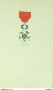Menu banquet illustré André Biot Offier ordre légion d'honneur 1952 - Picture 1 of 2