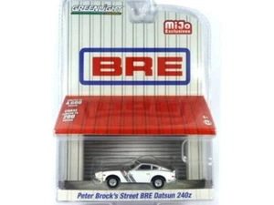 DATSUN 240 Z - Peter Brock`s BRE - white / silver - Greenlight 1:64 - Foto 1 di 6