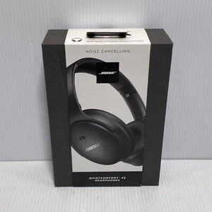 Bose QuietComfort QC 45 Wireless Noise Cancelling Headphones - Black - BRAND NEW - Picture 1 of 3