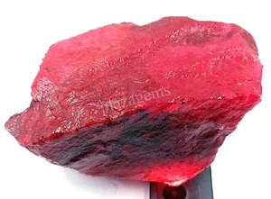 9799.00 Ct Natural Red Ruby Rough Dyed EGL Certified Opaque Loose Gems 5MRH - Picture 1 of 10