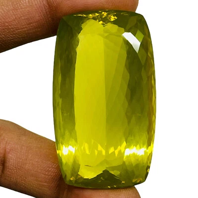 Enorme piedra preciosa deslumbrante rara citrino oro verde natural certificado VVS 172 quilates Foto 1 de 4