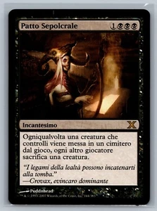 Magic The Gathering ITALIAN 10th Edition Grave Pact #144/383 MTG TCG CCG Tenth - Picture 1 of 2