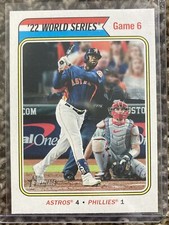 ⚾️YORDAN ALVAREZ/GAME 6⚾️HIGH # SP/SHORT PRINT⚾️2023 Topps HERITAGE #477⚾️