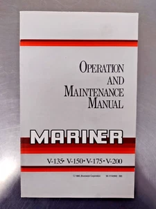 Mariner Outboard Operation and Maintenance Manual, V135 V150 V175 V200, 1993 - Picture 1 of 1
