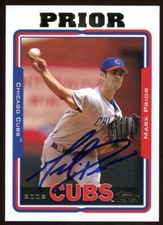 2005 Topps MARK PRIOR Signed Card autograph AUTO DODGERS CUBS PADRES