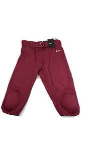 NWT Nike Stock Mach Speed Football Pants Med. Cardinal Red White - Picture 1 of 7