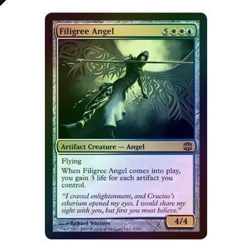 Magic The Gathering MTG Filigree Angel - Foil Alara Reborn L5 - Image 1 of 1