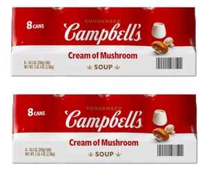 2 pack Campbell's Cream of Mushroom Soup 10.5 oz., 8 pk - 16 total FREE shipping - Picture 1 of 2