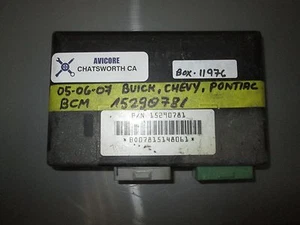 05 06 07 BUICK CHEVY PONTIAC BCM #15290781 *See item* - Picture 1 of 2