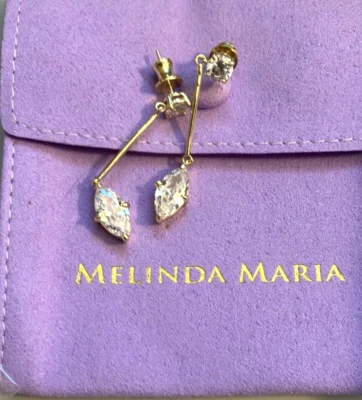 MELINDA MARIA  Drop Earrings Simulated Diamonds - Image 1 of 4