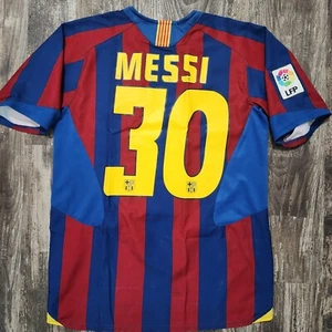 2006 Nike Barcelona Home Soccer Jersey Lionel Messi Kids XL Argentina Miami Liga - Picture 1 of 7