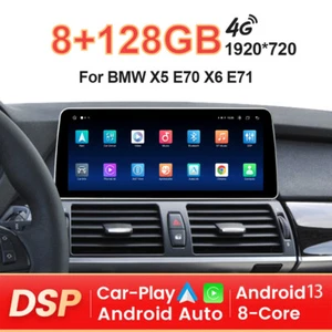 12,3'' Octa Core Android 13 Autoradio 8+128GB GPS Navi für BMW X5 E70 X6 E71 CCC - Bild 1 von 15