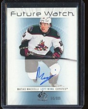 2022-23 SP Authentic '12-13 Retro Future Watch Autograph Matias Maccelli 615/699