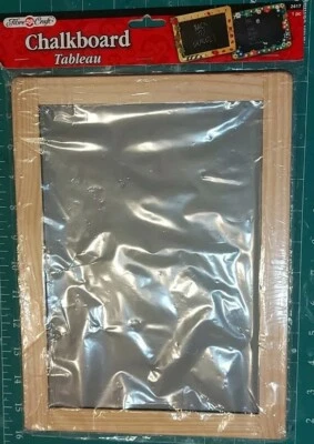 Teachers Craft Chalkboard Sign & Bulletin board sign Combo unfinished frame  - Image 1 of 3