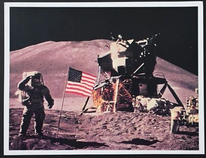 Tarjeta de especificación Grumman módulo lunar espacial Apolo NASA - Imagen 1 de 2