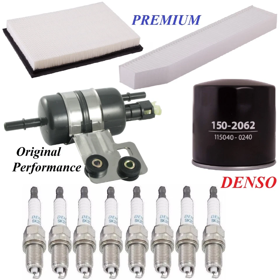 Tune Up Kit Filters Spark Plug For JEEP GRAND CHEROKEE V8; 4.7L 2003-2004 - Image 1 of 1