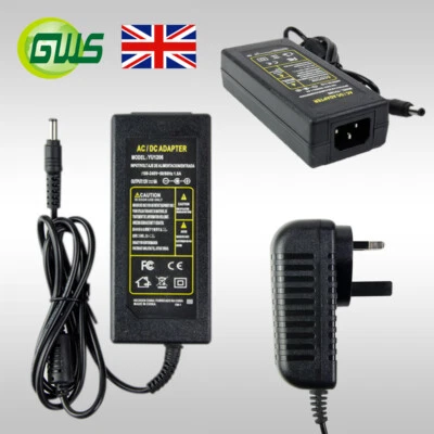 G.W.S. LED 12V/24V 1A-10A 24W-120W Power Supply AC to DC Adapter For LED Strip Light/CCTV