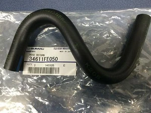 Manguera de retorno de dirección asistida Impreza SUBARU OEM 2002-07 34611FE050 WRX STI genuina - Imagen 1 de 2