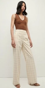 Veronica Beard Tonelli Plaid Pants Size12 NEW - Picture 1 of 3