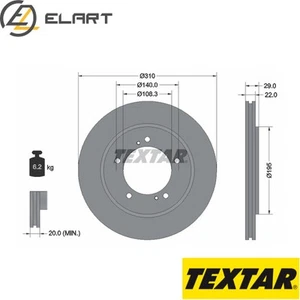 2x BRAKE DISC 92170503 FOR SUZUKI GRAND/VITARA/II/Open/Off-Road/Vehicle 2.7L - Picture 1 of 6