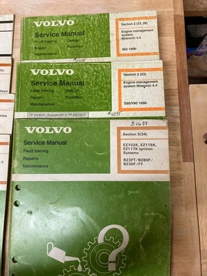Volvo 700/900 Shop Service Manuals 41 total Huge Set - Image 1 of 4