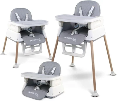 ® Kids, Seggiolone Pappa Evolutivo, 3 in 1, Kiara, + Sedia Da Gioco Alto, Pieghe - Immagine 1 di 4