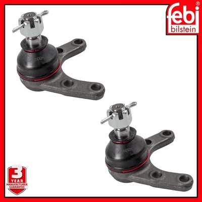 Front Lower Ball Joint x2 + Castle Nut & Cotter Pin 3665787 For Ford Febi 42399 - Image 1 of 4