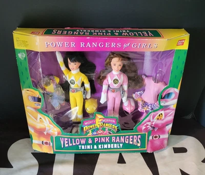 Trini & Kimberly 1994 escala 12" Power Rangers para niñas Bandai sin usar, en caja nuevo #2 Foto 1 de 4