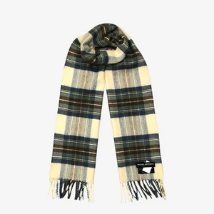 Vintage Brooks Brothers Scarf Wool Plaid Fringe Winter Christmas Scarves 11x58 - Picture 1 of 4