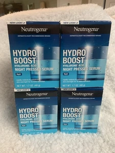 4X Neutrogena Hydro Boost Hyaluronic Acid Night Pressed Serum 1.7 oz - Picture 1 of 1