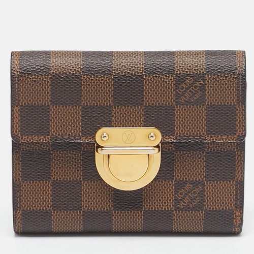 LOUIS VUITTON（LV） Portafoglio Louis Vuitton Damier Ebene tela koala