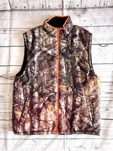 Realtree Edge Reversible Vest,  Camo or Black,  Men’s Size Large - Picture 1 of 9