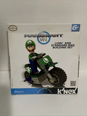 K’nex Mario Kart Wii Luigi And Standard Bike Building Set 2011 - Image 1 of 4