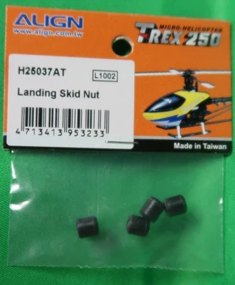 ALIGN TREX250 Landing Skid Nut H25037AT New RC Helicopter Spare Parts Japan RRG - Image 1 of 4
