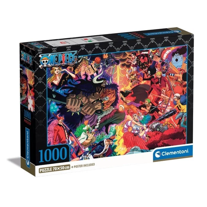 PUZZLE ONE PIECE 1000 PZ ORIGINALE CLEMENTONI - Immagine 1 di 1