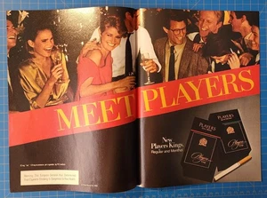 1983 Vintage 2 Page Print Ad Player’s Meet Players New Players Kings Laughing - Picture 1 of 3